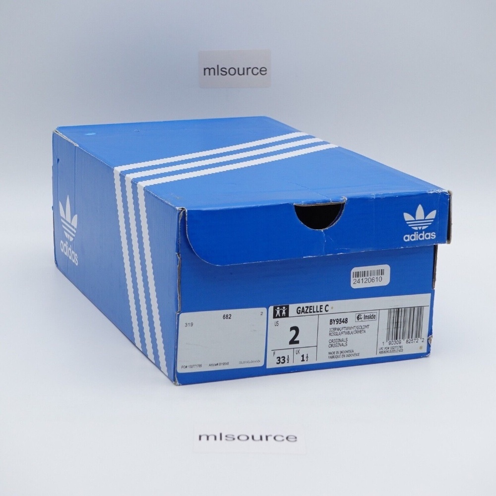 NEW adidas Originals Gazelle Sneakers BY9548 Icey Pink - Picture 15 of 16